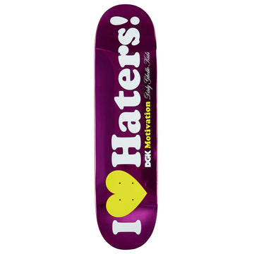 DGK Haters Skateboard Deck - Purple Foil - 8.06