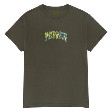 Pepper 8 Bit Camo T-Shirt - Forest