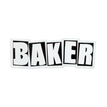Baker Brand Logo Sticker - Black/White - MD