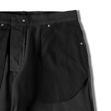 CCS Baggy Straight Canvas Pants - Black