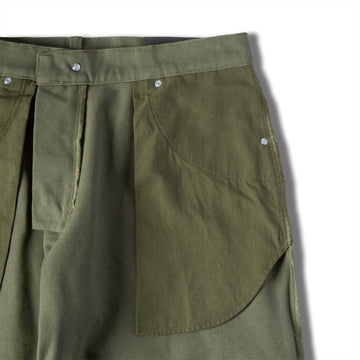CCS Baggy Straight Canvas Pants - Olive