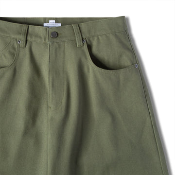 CCS Baggy Straight Canvas Pants - Olive