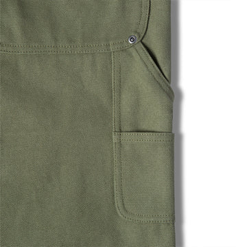 CCS Baggy Straight Canvas Pants - Olive