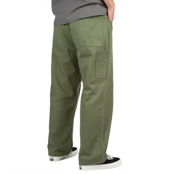 CCS Baggy Straight Canvas Pants - Olive