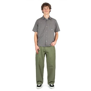 CCS Baggy Straight Canvas Pants - Olive