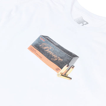 Bronze 56k Bullet T-Shirt - White