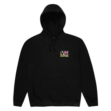 Violet Block Team Hoodie - Black