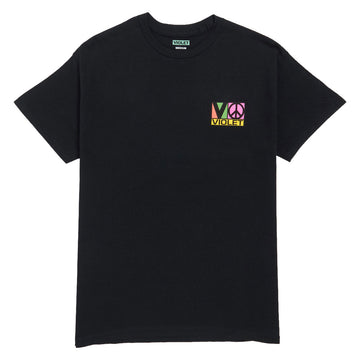Violet Block Team T-Shirt - Black