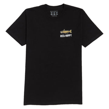 Reel Happy Freshies T-Shirt - Black