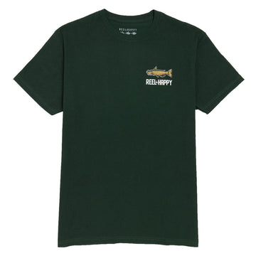Reel Happy Freshies T-Shirt - Forest Green