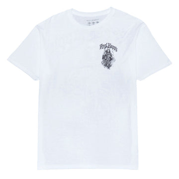 Reel Happy Big Reaper T-Shirt - White