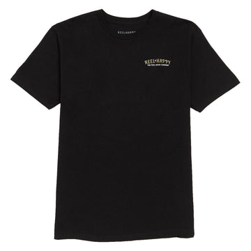 Reel Happy Easy Life T-Shirt - Black