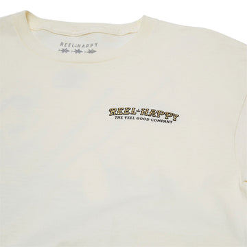 Reel Happy Easy Life T-Shirt - Natural