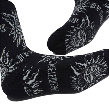 Primitive x Sublime Day Shift Socks - Black