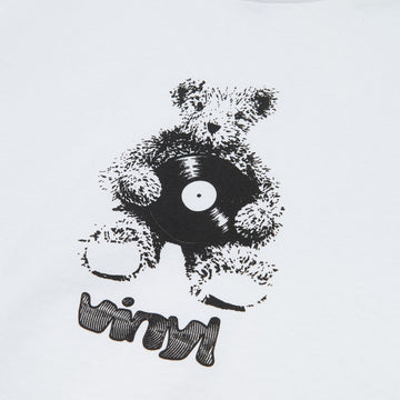 Vinyl Bear Record T-Shirt - White