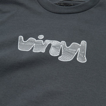 Vinyl Spiral Logo T-Shirt - Charcoal Grey