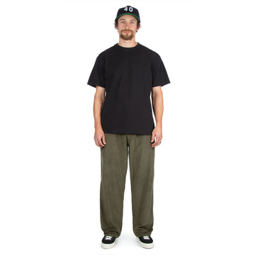 CCS Baggy Straight Cordurory Pants - Olive