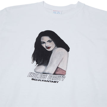 Sci-Fi Fantasy Glass Woman T-Shirt - White