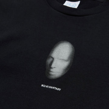Sci-Fi Fantasy Mask T-Shirt - Black