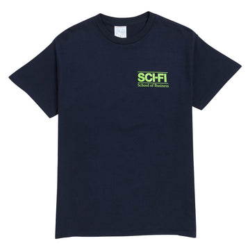 Sci-Fi Fantasy School Of Business T-Shirt - Navy