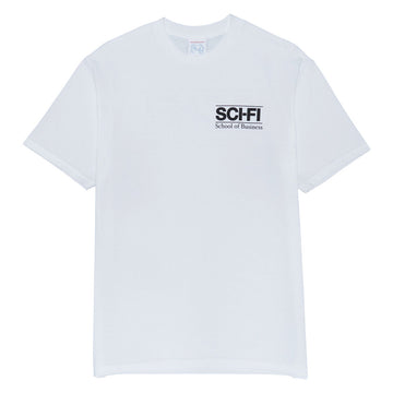 Sci-Fi Fantasy School Of Business T-Shirt - White