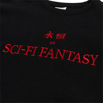 Sci-Fi Fantasy Eternal Crewneck Sweatshirt - Black