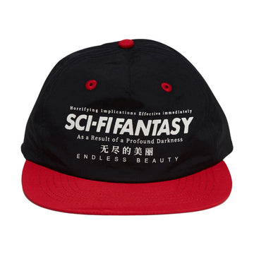 Sci-Fi Fantasy Profound Darkness Hat - Black/Red