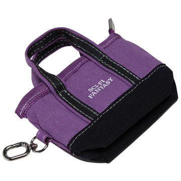 Sci-Fi Fantasy Tote Keychain - Purple