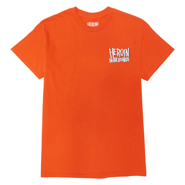 Heroin Hills Have Eggs T-Shirt - Orange