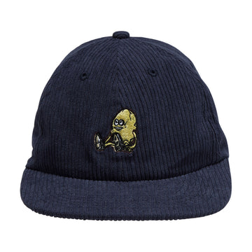 Heroin Egg Corduroy Snapback Hat - Navy