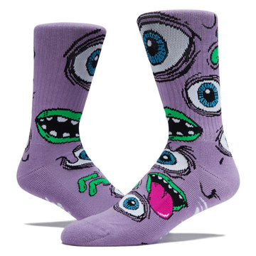 Heroin Mutant Socks - Purple
