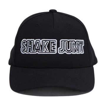Shake Junt Stretch Logo Snapback Hat - Black