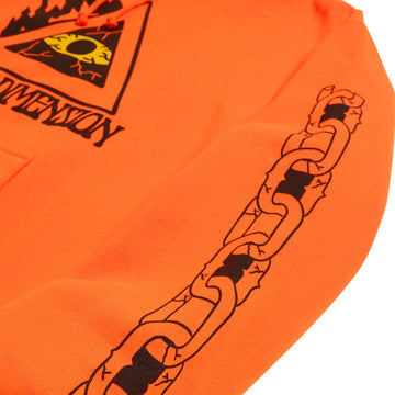 Portal Dimension Evil Eye Hoodie - Orange