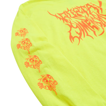 Portal Dimension Drool Long Sleeve T-Shirt - Yellow