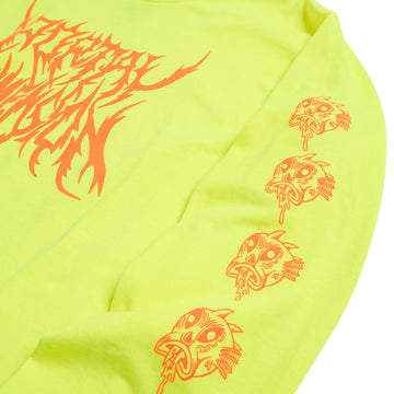 Portal Dimension Drool Long Sleeve T-Shirt - Yellow