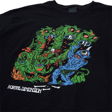 Portal Dimension Serpent T-Shirt - Black