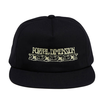 Portal Dimension Broken Chain Hat - Black