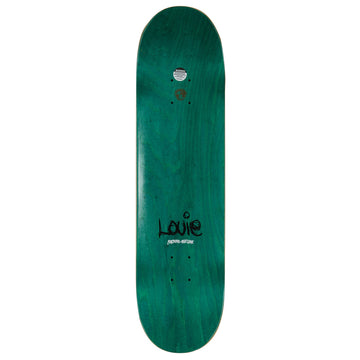 Fucking Awesome Louie Lopez Embossed Photo Twin Tail Skateboard Complete - 8.38