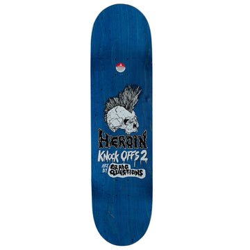 Heroin Aaron Wilson KO2 Skull Priest Skateboard Deck - 8.50