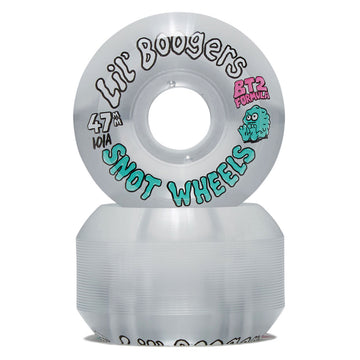 Snot Lil Boogers Conical 101a Skateboard Wheels - Clear - 47mm