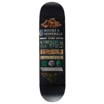 Snack May Rocks And Minerals Skateboard Deck - 8.38