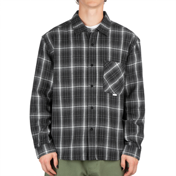 CCS Dial Up Flannel Shirt - Black/White