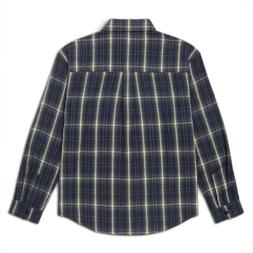 CCS Dial Up Flannel Shirt - Classic Blue/White