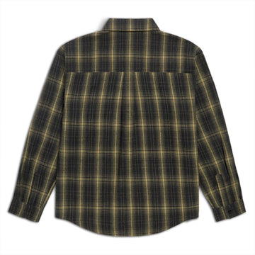 CCS Dial Up Flannel Shirt - Green/Ochre