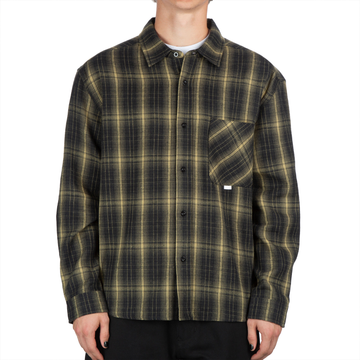 CCS Dial Up Flannel Shirt - Green/Ochre