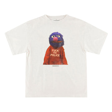 Paradise NYC Fuck The Police T-Shirt - Off White