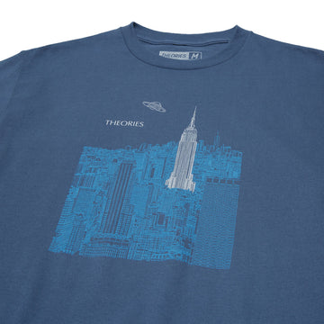 Theories Empire T-Shirt - Indigo