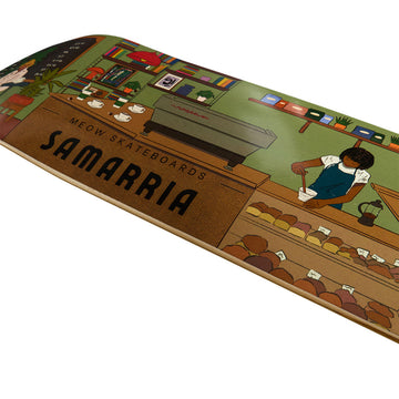 Meow Samarria Brevard Coffee Shop Skateboard Deck - 8.00
