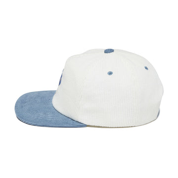 Less Than Local Chick Stick Corduroy Hat - Off White/Blue