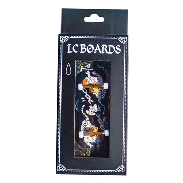 LC Boards Artist Series Tiger Fingerboard Complete